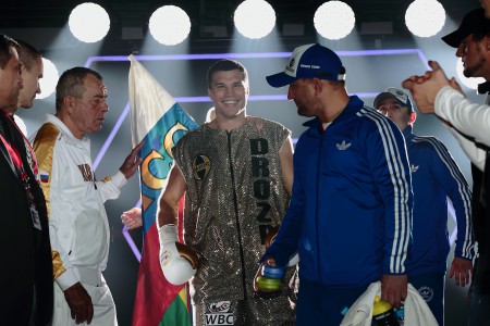 Григорий Дрозд  завоевал титул чемпиона по версии WBC в первом тяжелом весе
