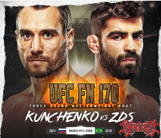 Бой Алексей Кунченко vs. Элизеу Залески Дос Сантос на UFC Fight Night 170