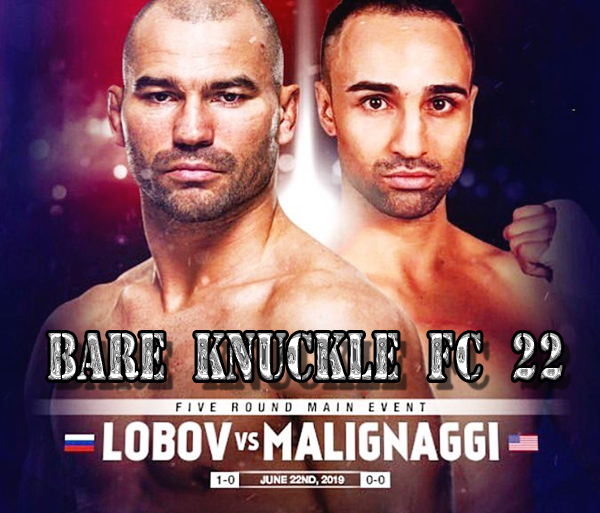 Бой Артем Лобов vs. Пол Малиньяджи на турнире Bare Knuckle FC 22