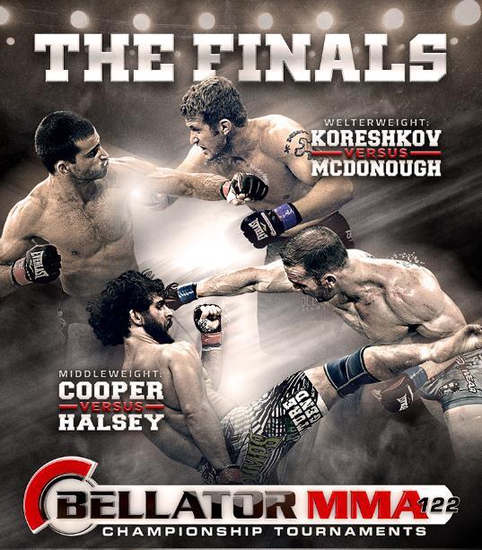 Андрей Корешков победил Адама Макдонога на турнире Bellator 122
