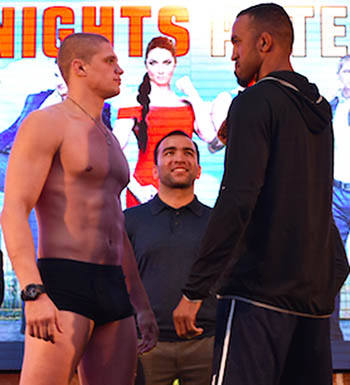 Результаты взвешивания к турниру FIGHT NIGHTS PETERSBURG